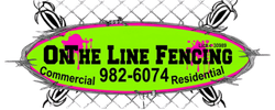 On The Line Fencing logo