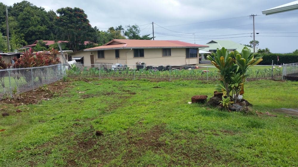 Backyard Fence — On The Line Fencing project, Big Island, Hawaii